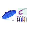 3 Section Manual Open Windproof Compact Umbrellas